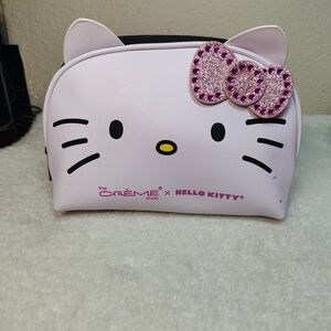 The Crème Shop x Hello Kitty Y2K Cutie Makeup Bag with Rhinestone Bow